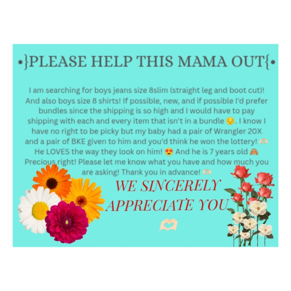 LOOKING FOR BOYS 8SLIM JEANS AND SHIRTS BUNDLE